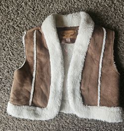 Marcella Renee Sherpa-Lined Suede Vest