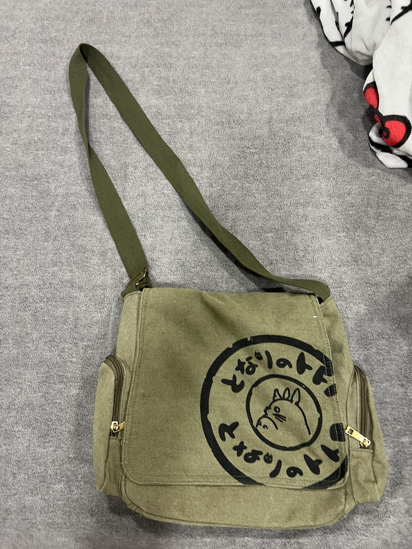 totoro messenger bag, adjustable