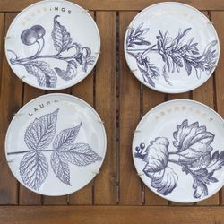 Set Of 4 Grasslands Road Plates