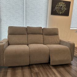 Couch For sale - All Reclines And Has USB Charging Port