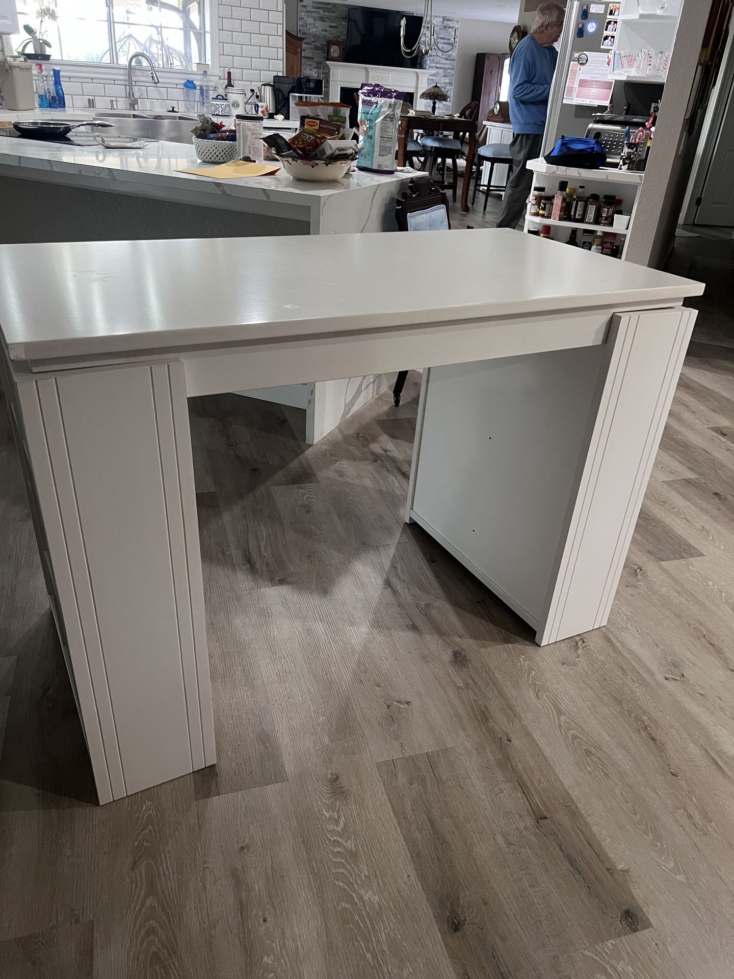 Craft Table Desk Solid Wood With Many Cubby Holes