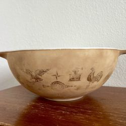 vintage PYREX early american cinderella mixing bowl