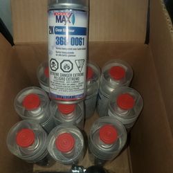 10 full can SprayMax 2k clear Glamour with hardener $130