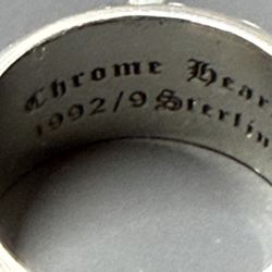 Chrome Hearts Ring Size 10