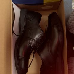 Nun Bush Kore Pro Black Leather Shoes