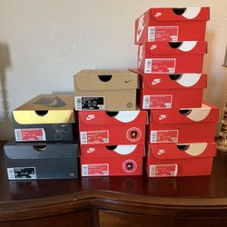 10 + Empty NIKE Shoeboxes 
