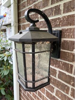 (2) front porch lights