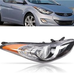 2011 2012 2013 Hyundai Elantra Headlight Assembly RH - Passenger 