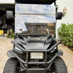 2023 Black Coleman Off-Road Golf Cart 