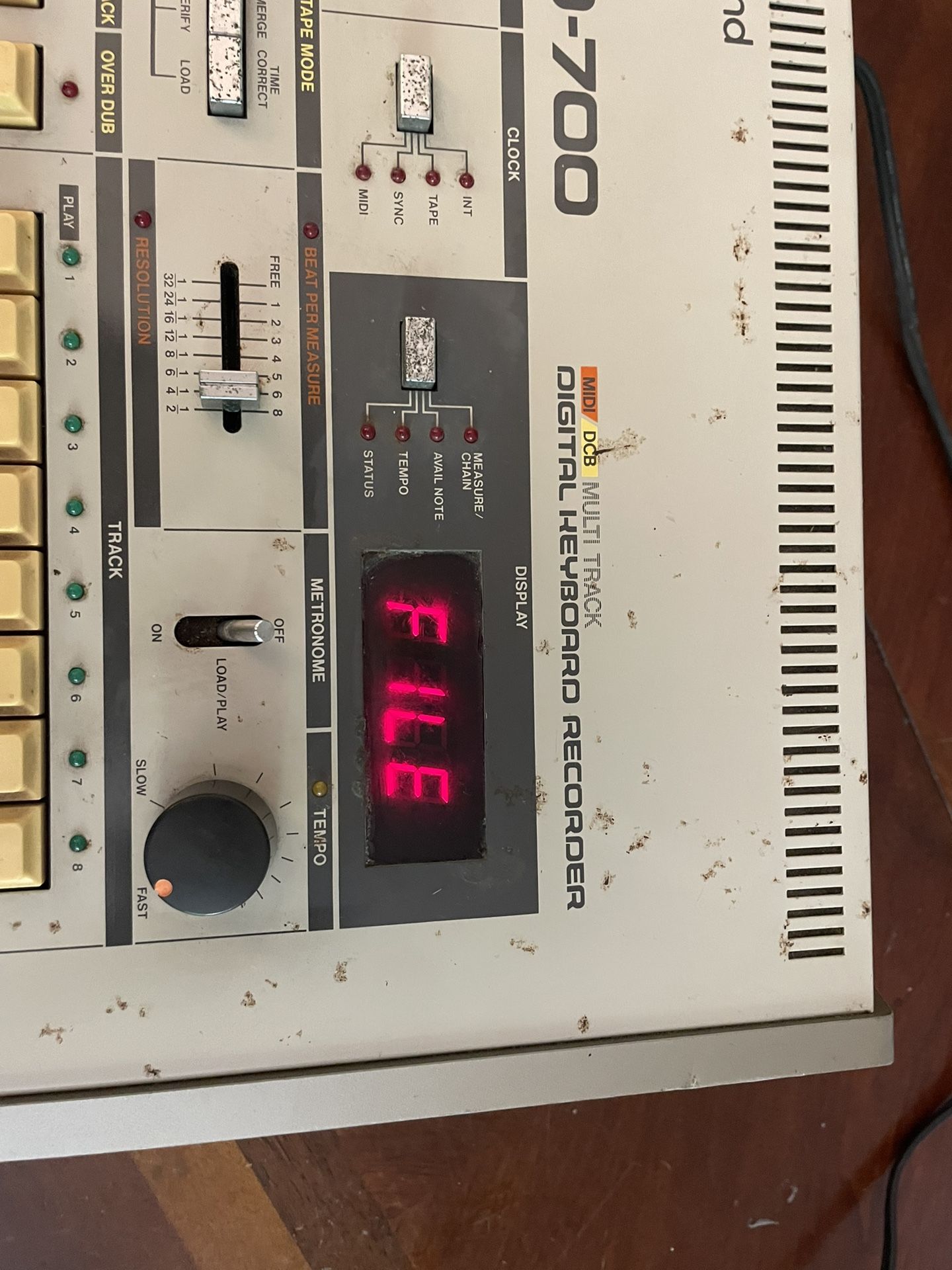 rare Roland MSQ-700 Multitrack Digital Keyboard Recorder Sequencer, Vintage DCB read”!