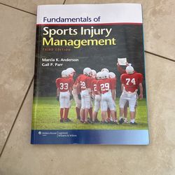 Sports injury management Hardcopy Textbook 