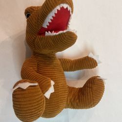 TODDLER BROWN DINOSAUR PLUSHIE 