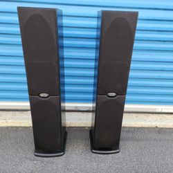 Polk RT800 I  Pair Of Standing Front Speakers Tested Working