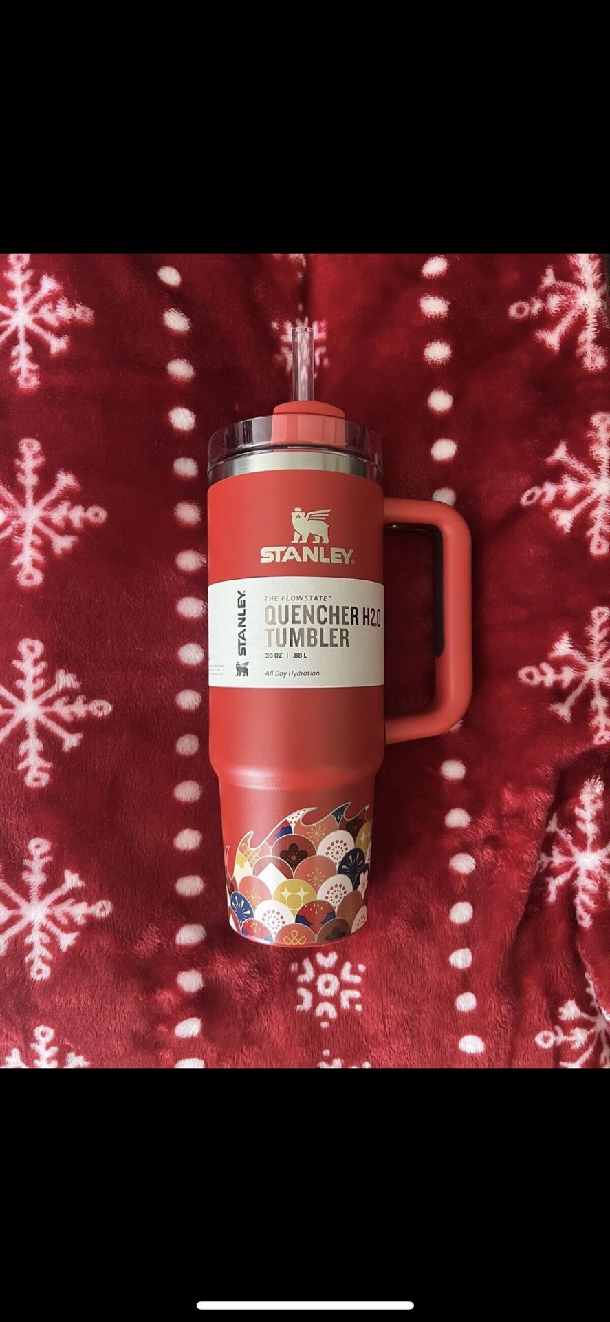 Stanley Lunar New Year Quencher H2.0 Flowstate Tumbler 30Oz Red Dragon IN HAND