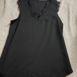 Black Lace Tank Top $3