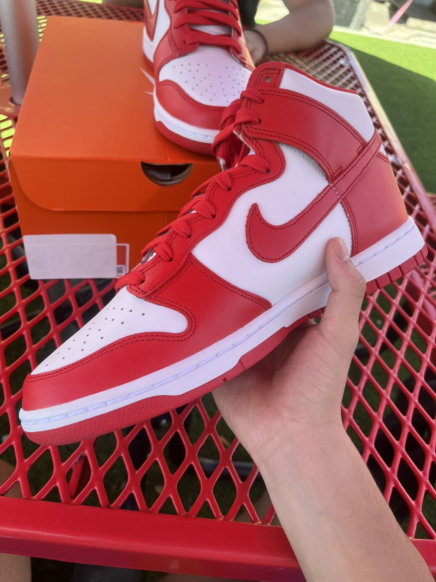 Nike Dunk High Championship White Red