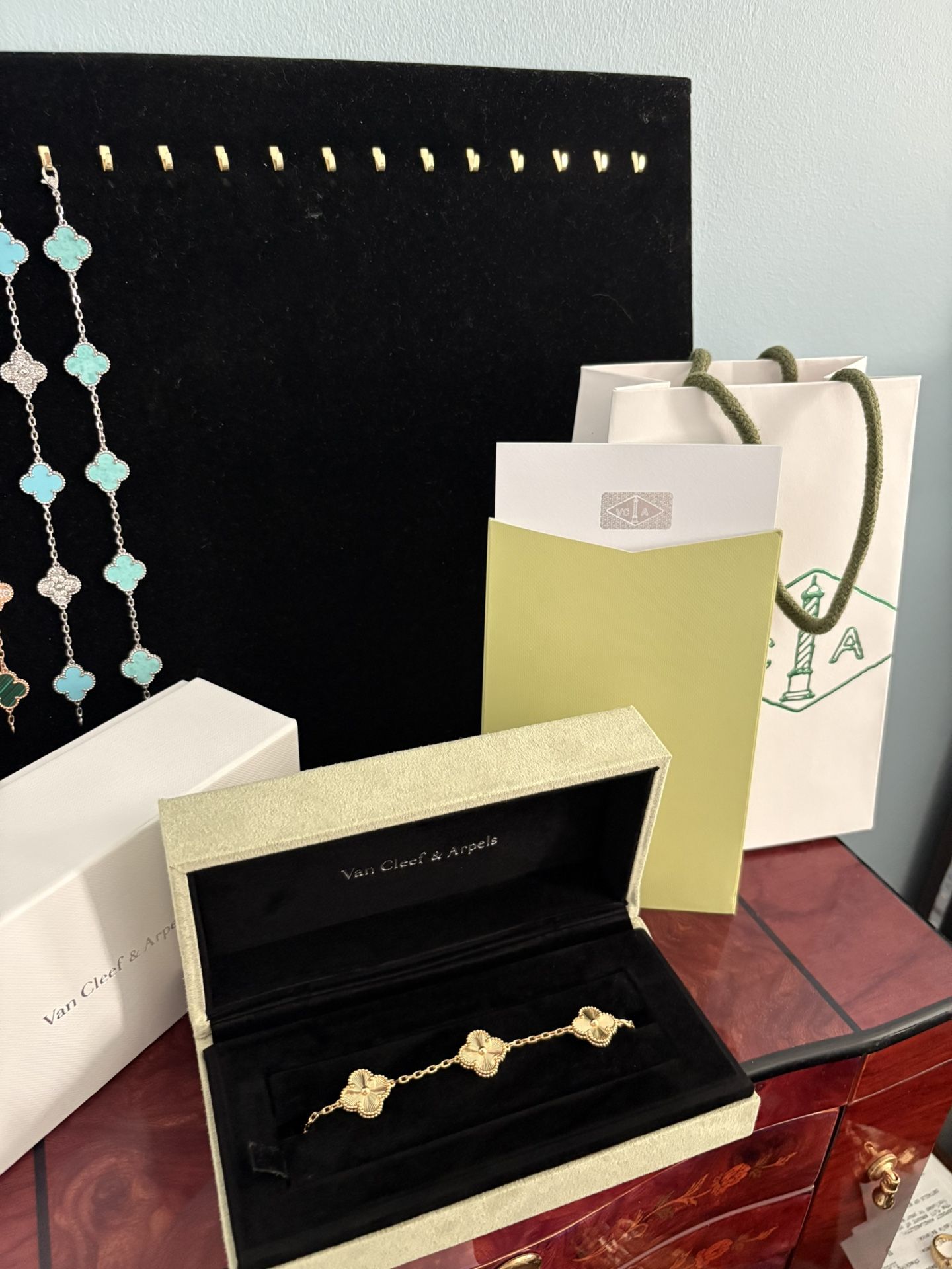 Gold Clover Bracelet