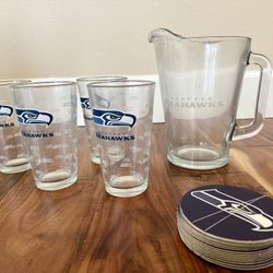 Seahawks Glassware Gift Set
