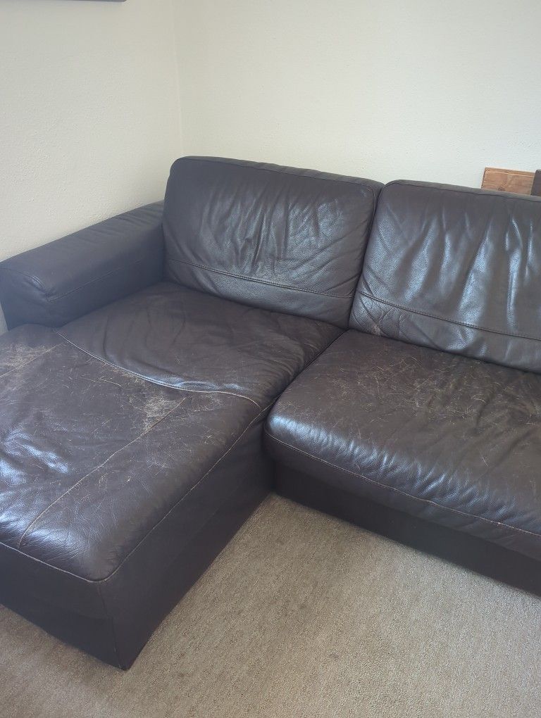 Leather Couch