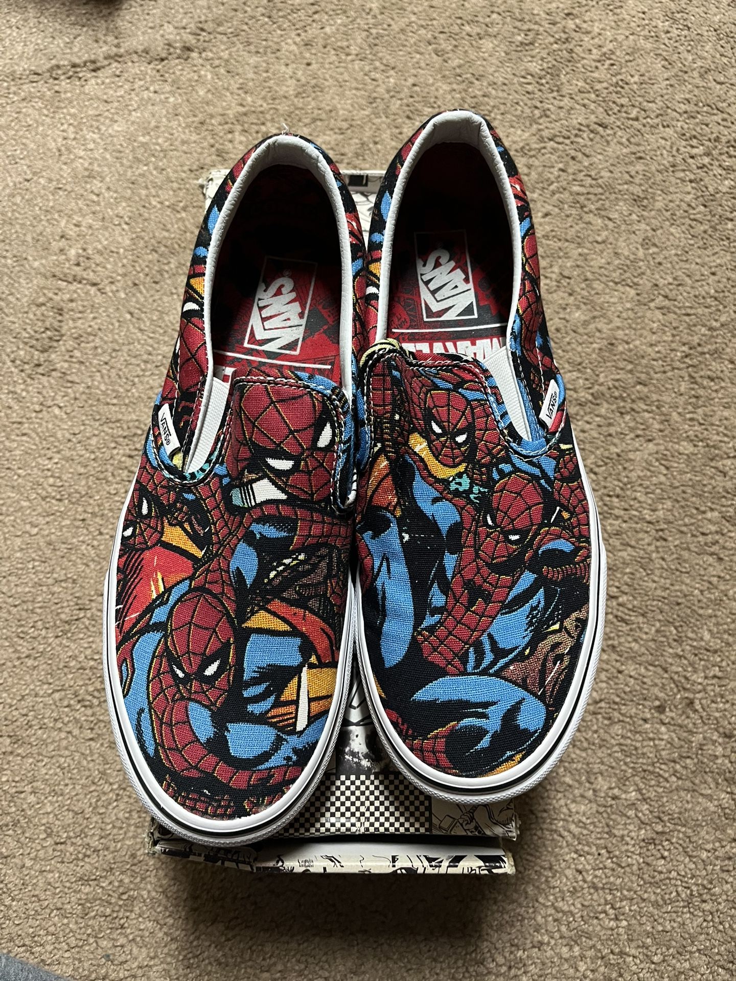 Marvel Vans ( Classic Slip-On ) Size 9.5