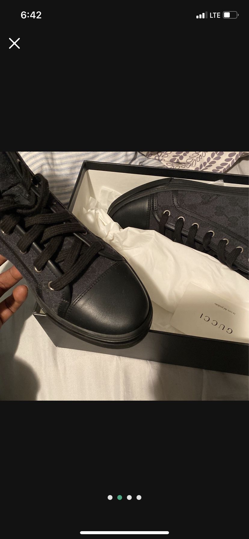 Gucci Sneakers Size 5 $100