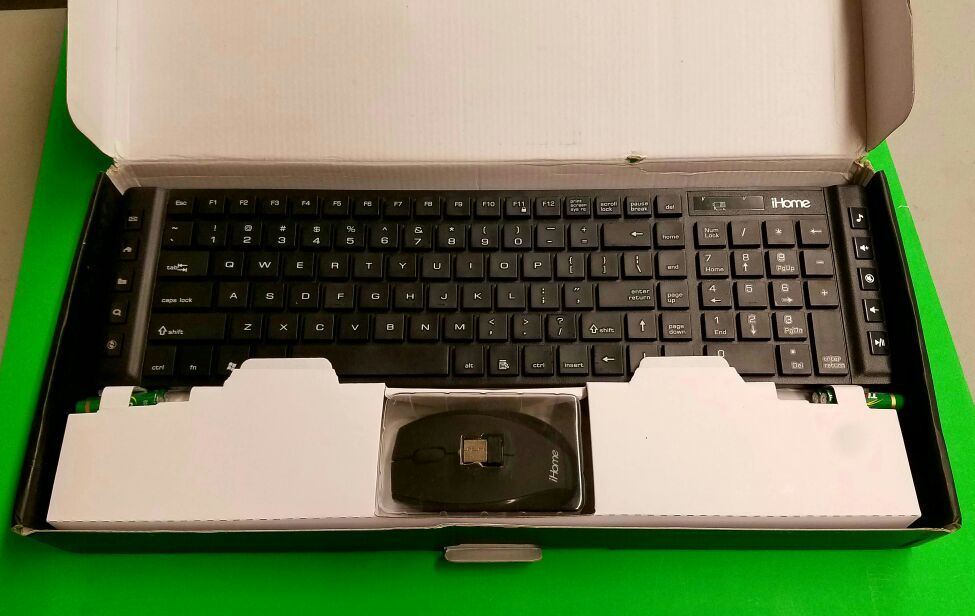 ihome wireless keyboard & mouse combo - NEW