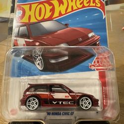 Hot Wheels 2025 Red Edition ‘90 Honda Civic 