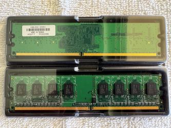PNY 1GB DDR2 Desktop RAM DIMM (2GB total)