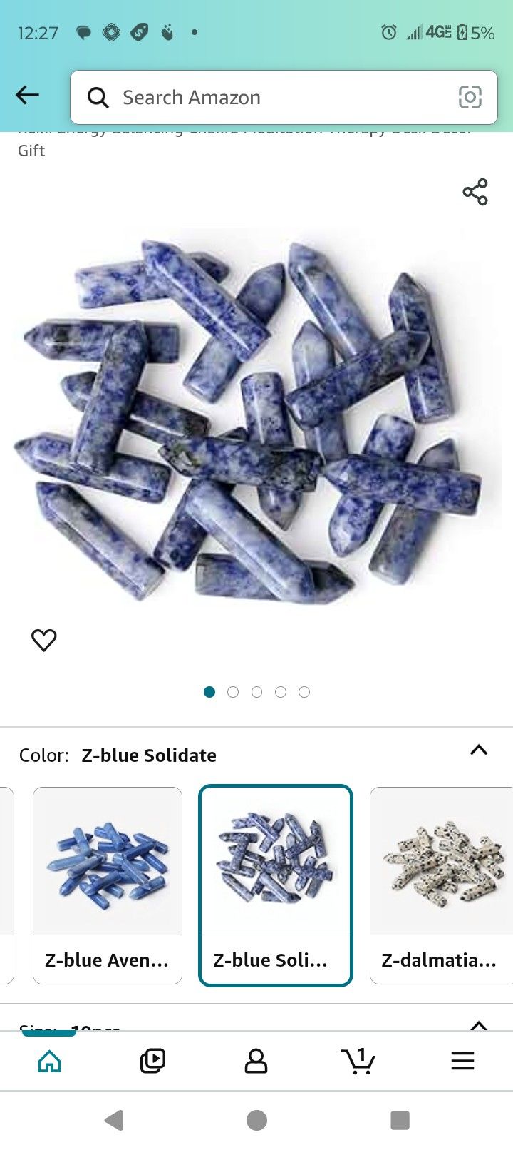 Solidite Tower Spear Crystal Gemstones