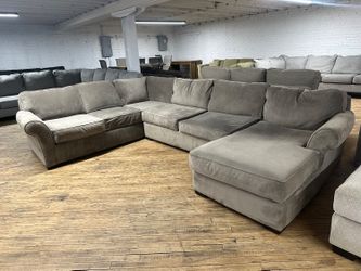 Delivery Available gray sectional couch