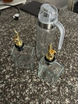 Glass Syrup Containers
