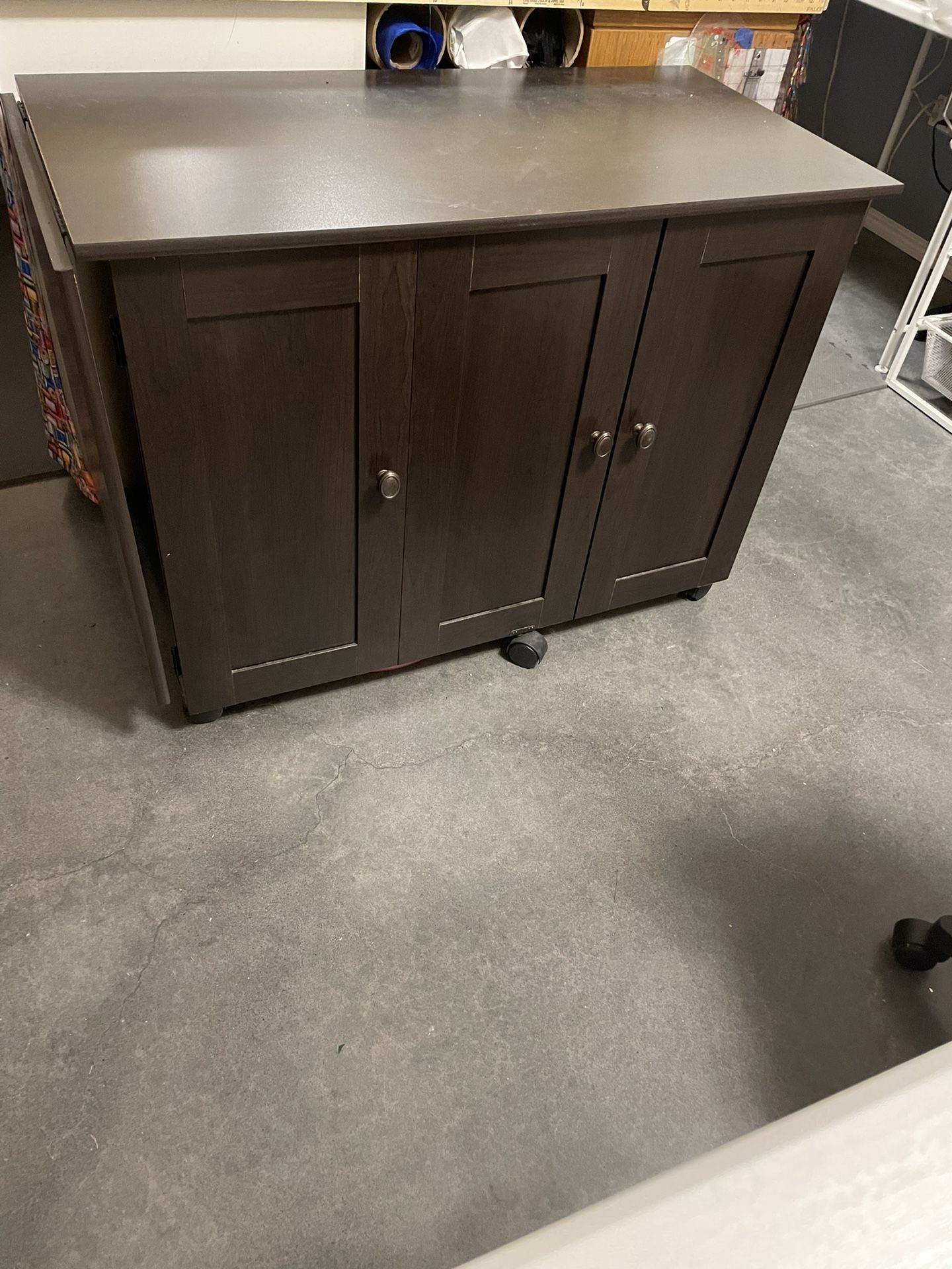 Sewing Machine Craft Cabinet