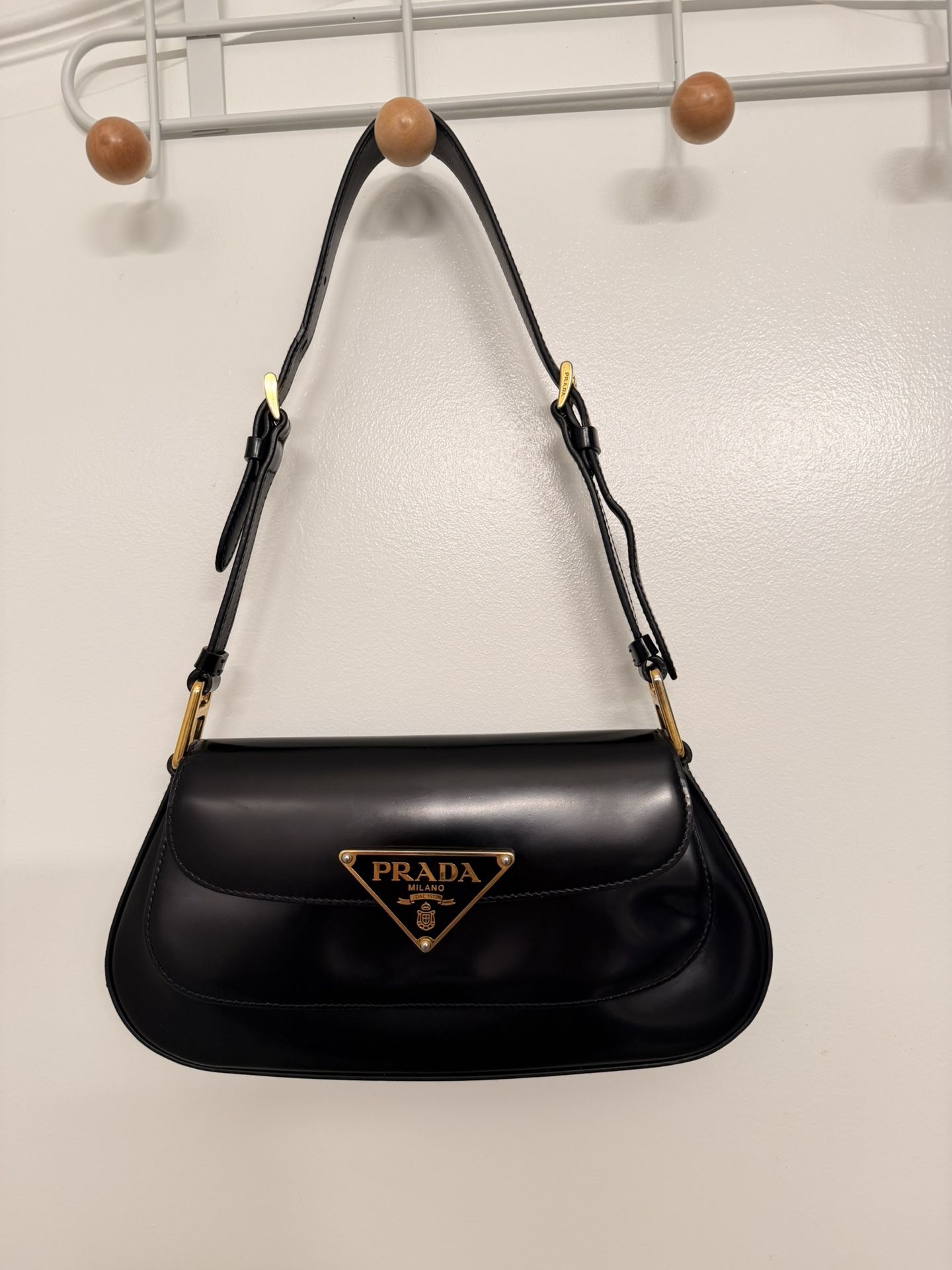 Prada Cleo flap leather handbag