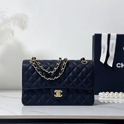 Chanel Classic Handbags Black