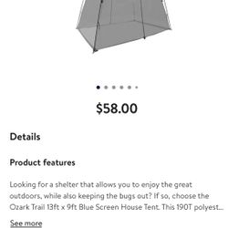 13x9 Mesh Gazebo/ House Fully Closing