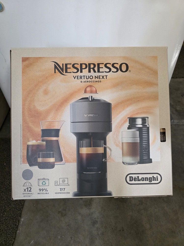 Nespresso Vertuo Next With Aeroccino 3