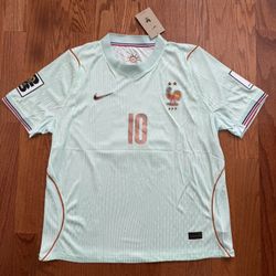 France Away Soccer Jersey Player Version Mbappe #10 World Cup 2026