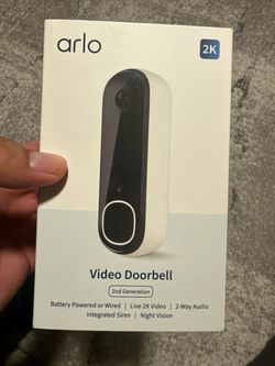 Arlo Video Doorbell 2nd Generation 2K