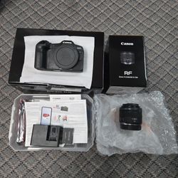 Canon R8 and RF 35mm F1.8 Lens..Like new Condition.