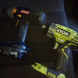 RYOBI DRILLS 