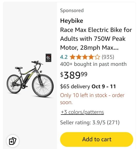 Hey Bike Electric Bike