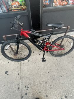 Red And Black Bike 