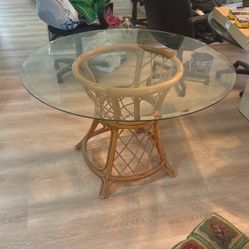 Glass Dining Table 