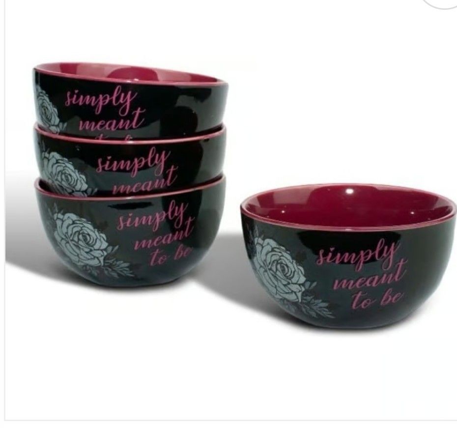 Disney Nightmare Before Christmas. 4 Piece Bowl Set