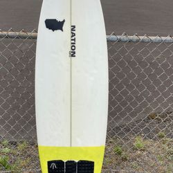 5’ 11” Nation surfboard 