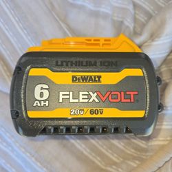 DEWALT DCB606 6AH FlexVolt NEW 20v Battery Pack DCB606