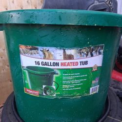 16 Gallon Heated Tub 