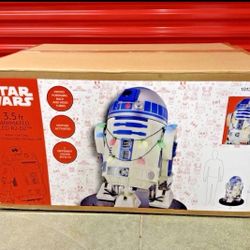 STAR WARS ANIMATED R2-D2 CHRISTMAS DECORATION HOME DEPOT 3.5 FT Sold Out 