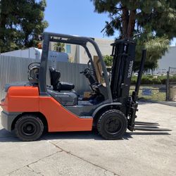 2020 Toyota Forklift 8FGU32 6500 LB CAP PNEUMATIC TIRES 