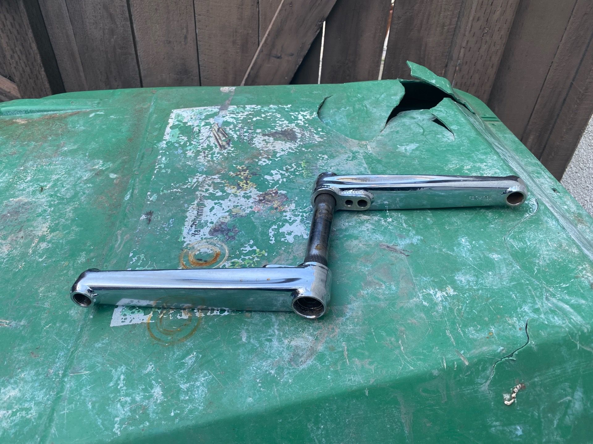 FIT BMX cranks 170’s $45